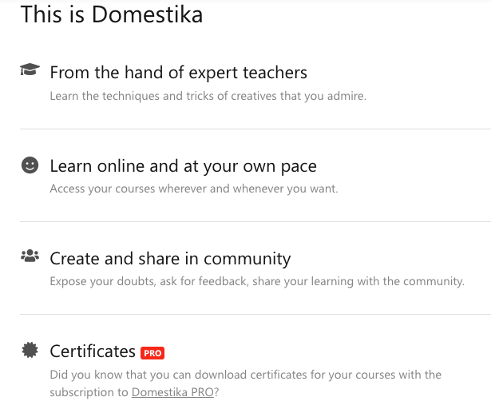 Domestika Welcome Email